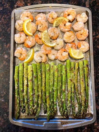 Sheet Pan Shrimp And Asparagus