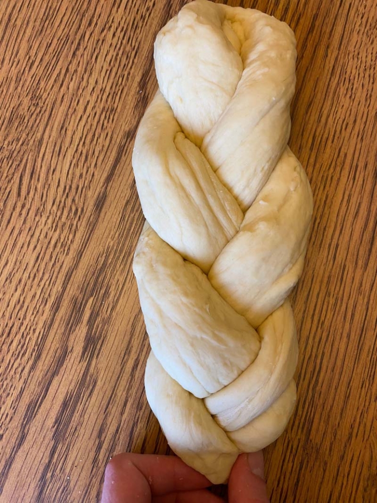 making braided challah bread with a bread machine 