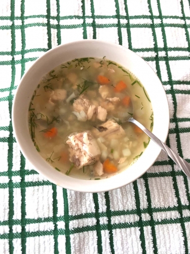 Canned Salmon Soup