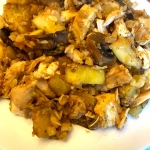Chicken Zucchini Mushrooms Cauliflower Rice Stir Fry
