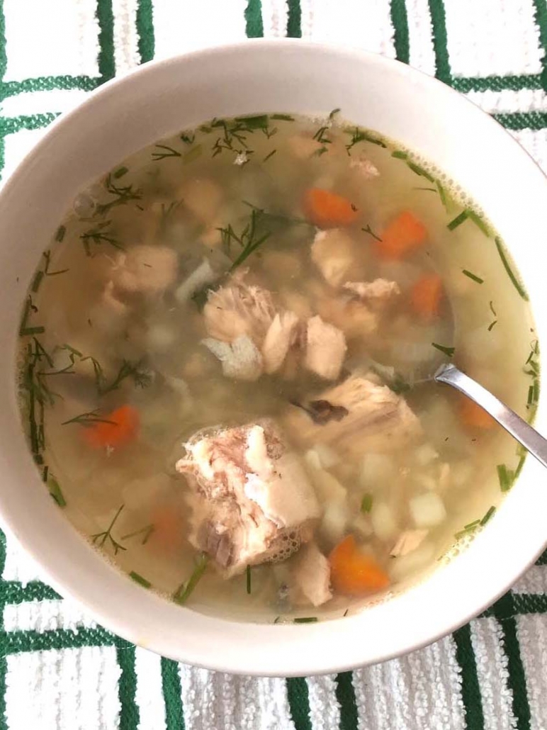 easy canned salmon soup