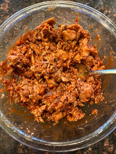 Shredded BBQ Beef From Leftover Beef