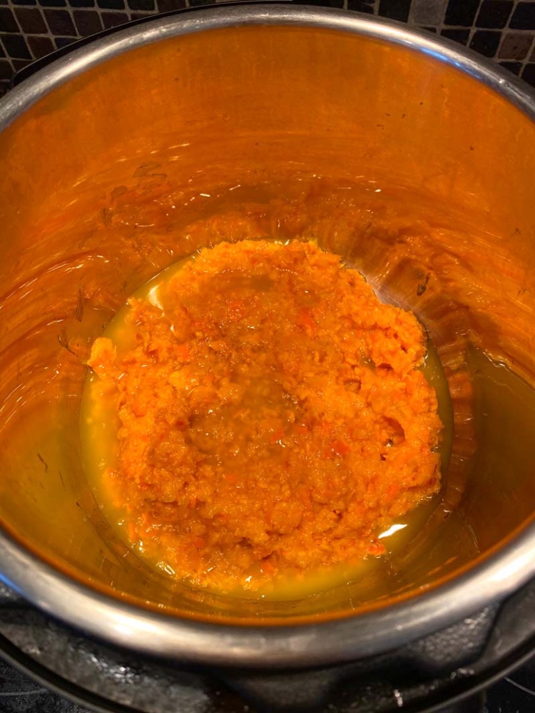 Adding grated oranges to Instant Pot