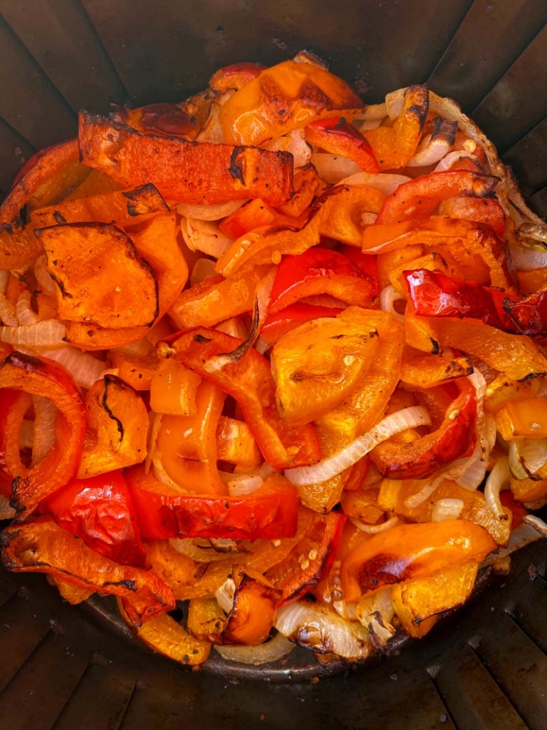 Air Fryer Peppers And Onions