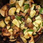 Air Fryer Zucchini And Mushrooms