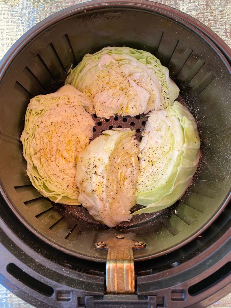 Air Fryer Cabbage Wedges Melanie Cooks