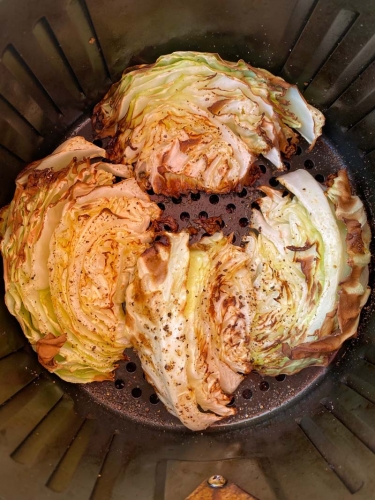 Air Fryer Roasted Cabbage Wedges