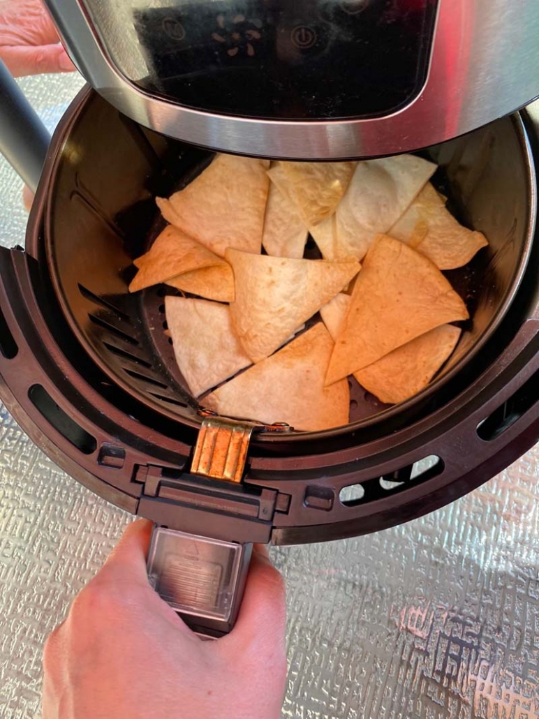 tortilla chips in the air fryer 