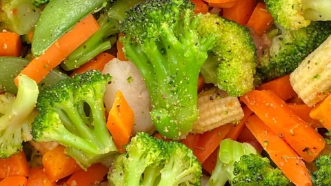 Air fryer frozen vegetable on sale recipes