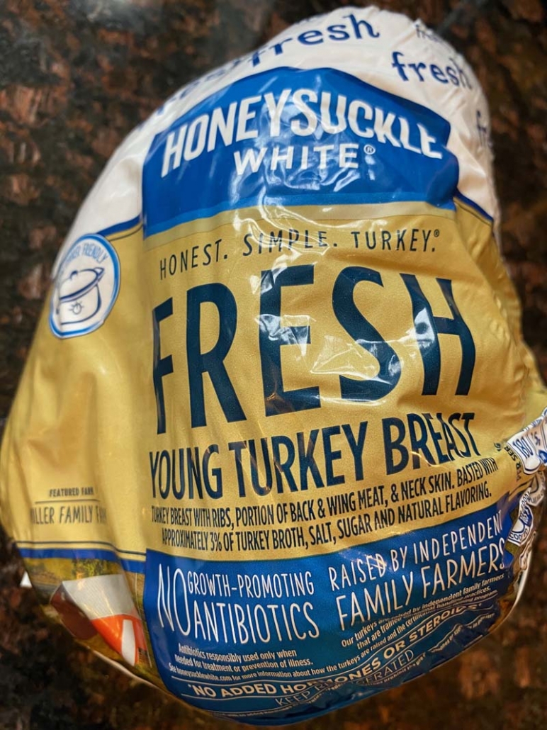 A bag of Honeysuckle White Turkey Breast