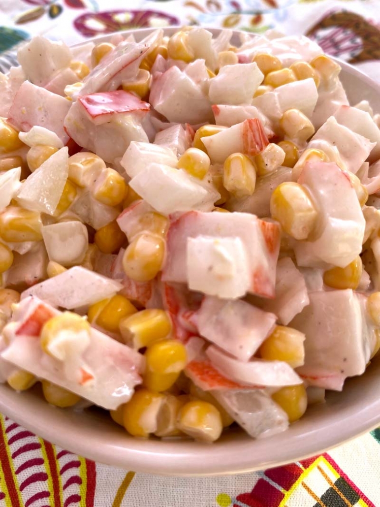 Imitation Crab And Canned Corn Salad Recipe