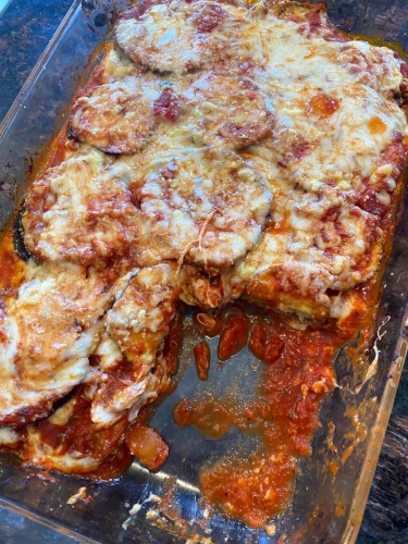 Keto Baked Eggplant Parmesan Recipe