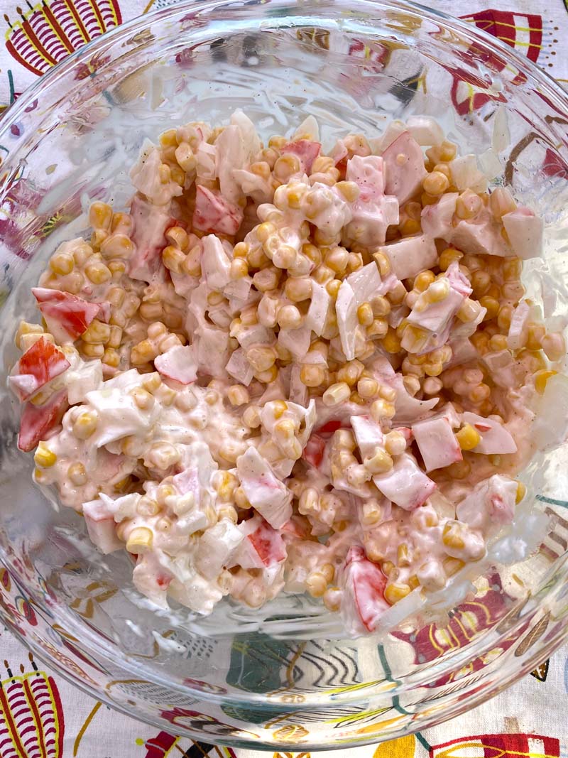 Imitation Crab And Canned Corn Salad Recipe – Melanie Cooks