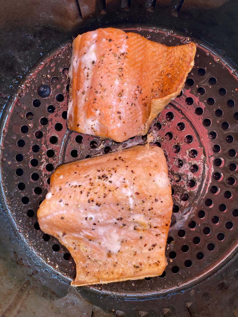 Air Fryer Frozen Salmon