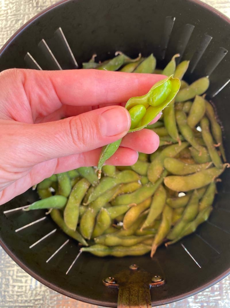 Air Fryer Frozen Edamame Recipe