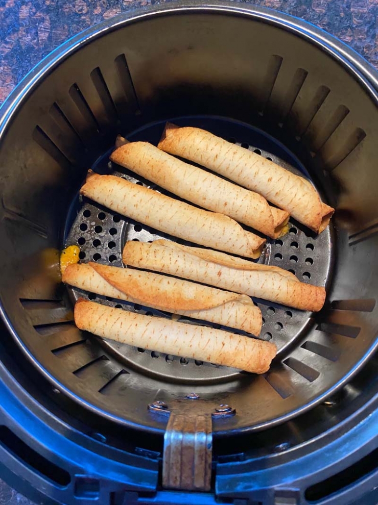 Air Fryer Frozen Taquitos