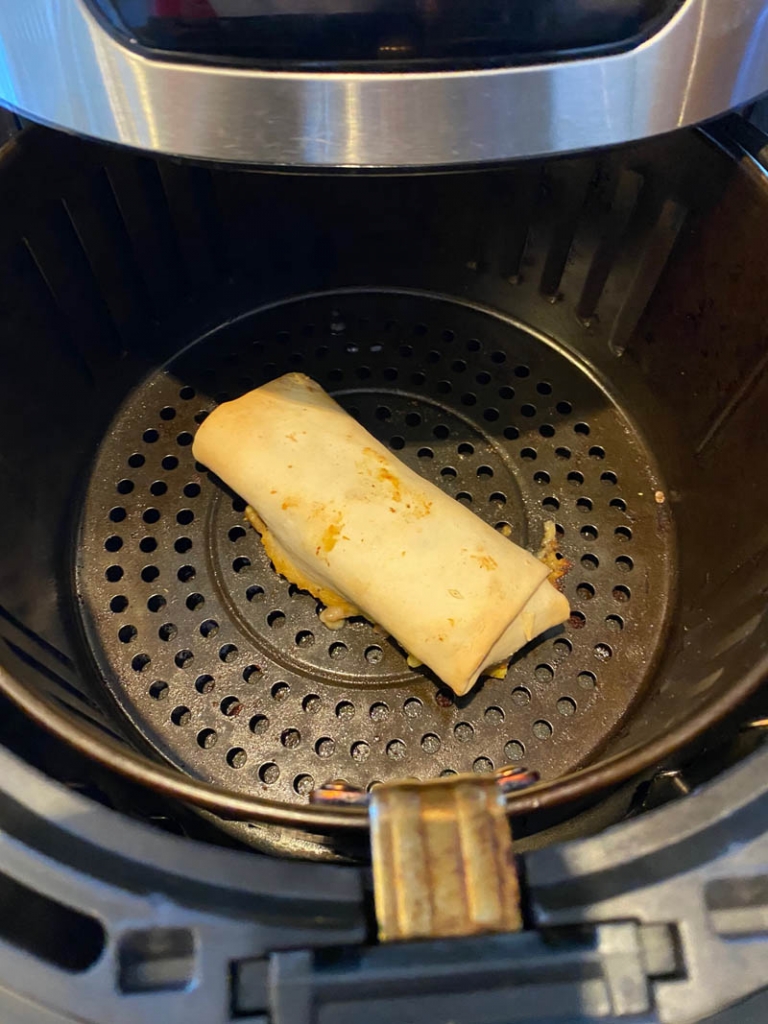 Air Fryer Frozen Breakfast Burritos