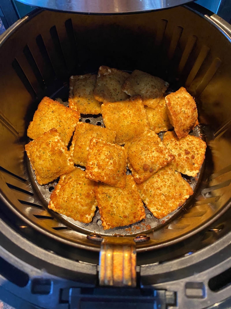 cooking frozen ravioli in the air fryer 