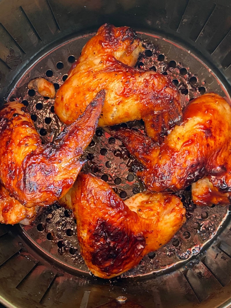 Air Fryer BBQ Chicken Wings