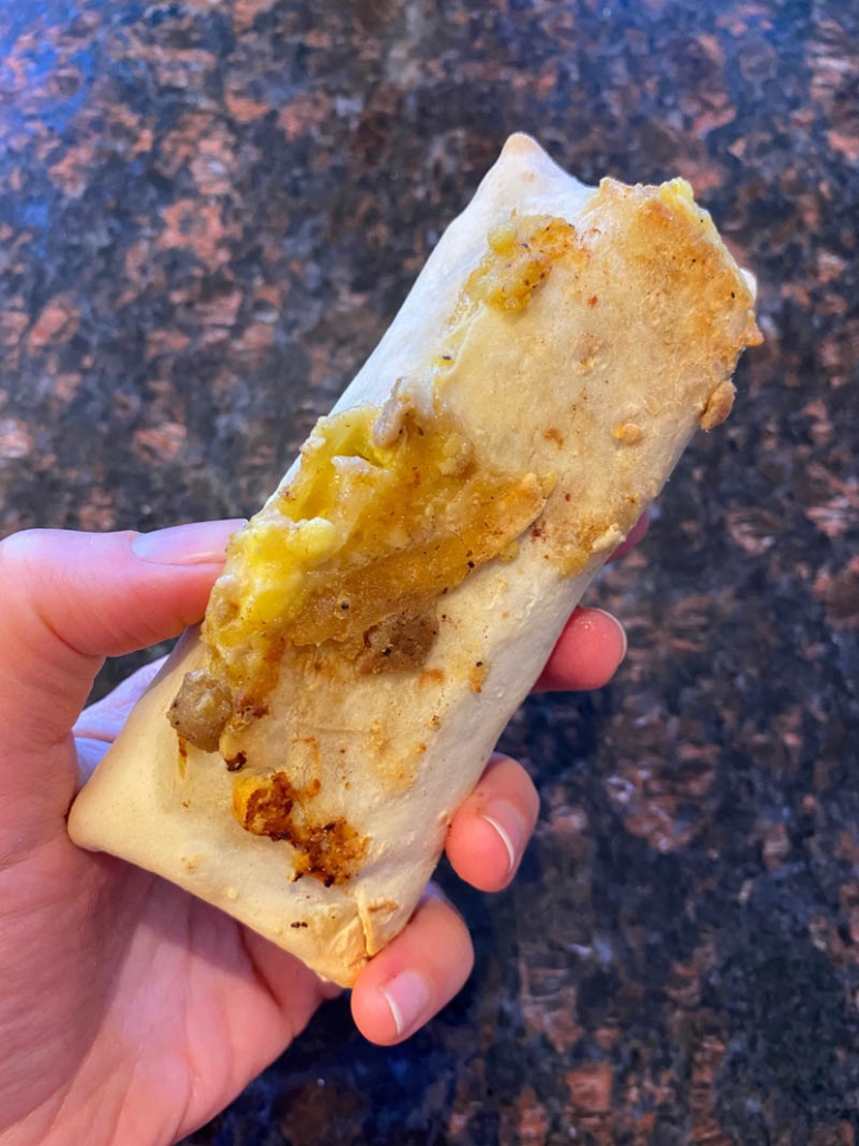 Air Fryer Breakfast Burrito From Frozen