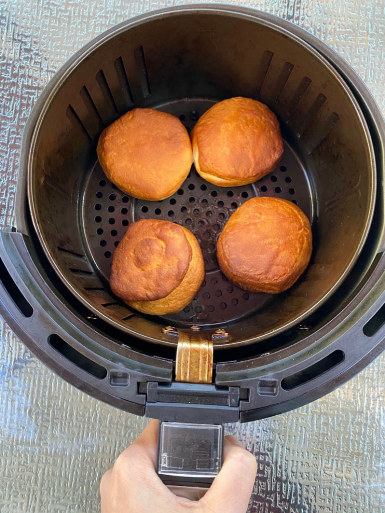 cooking air fryer butter biscuits 
