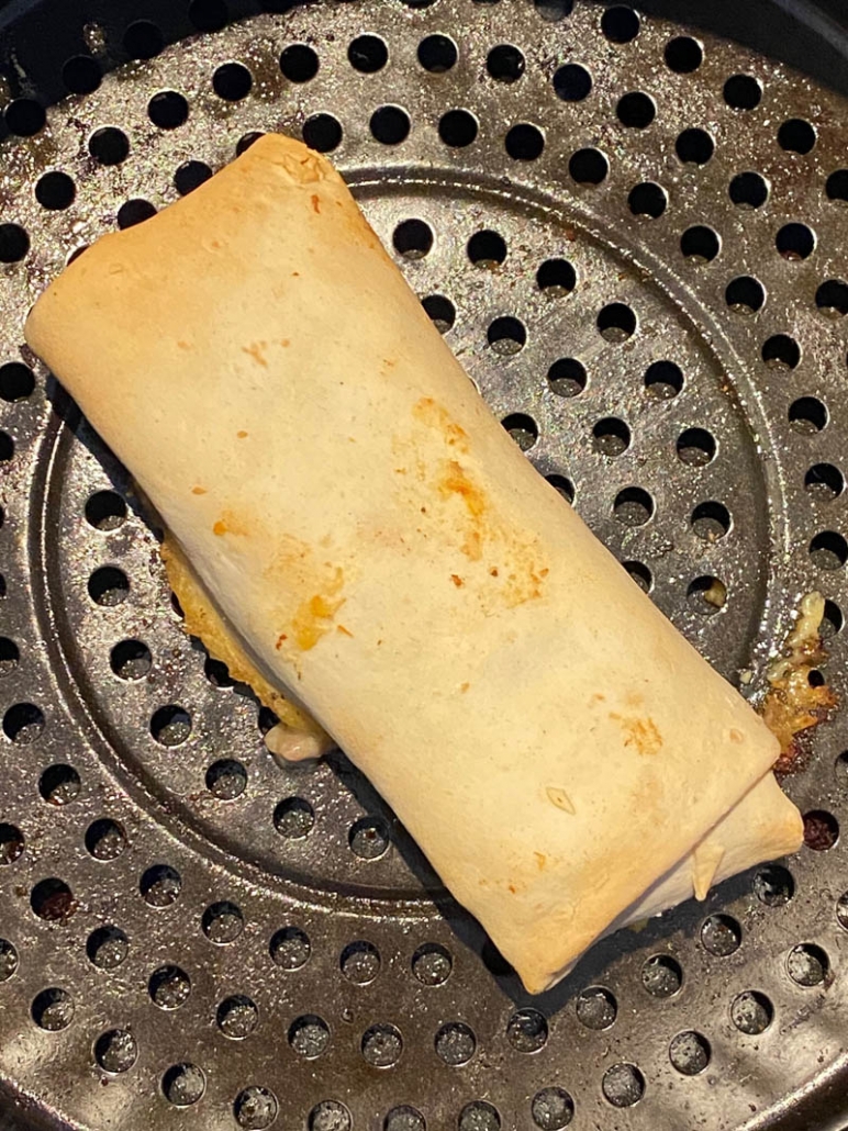 Air Fried Breakfast Burrito