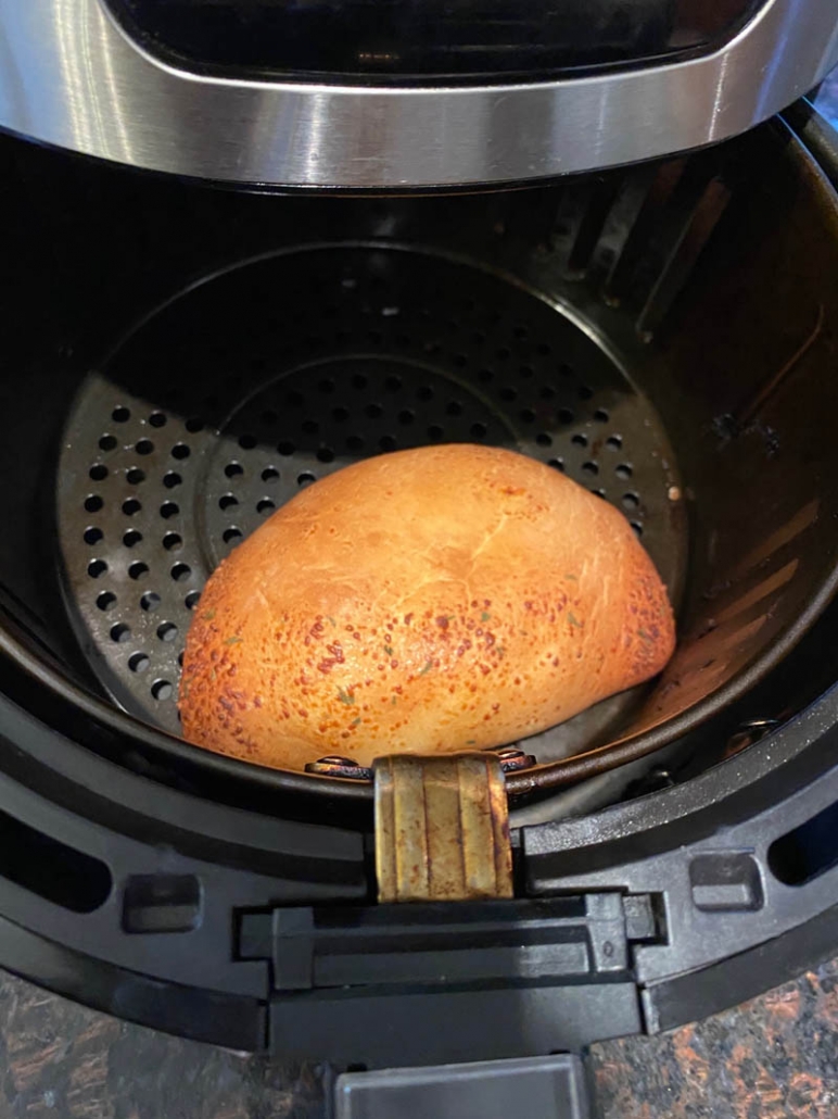 baking a calzone in the air fryer 