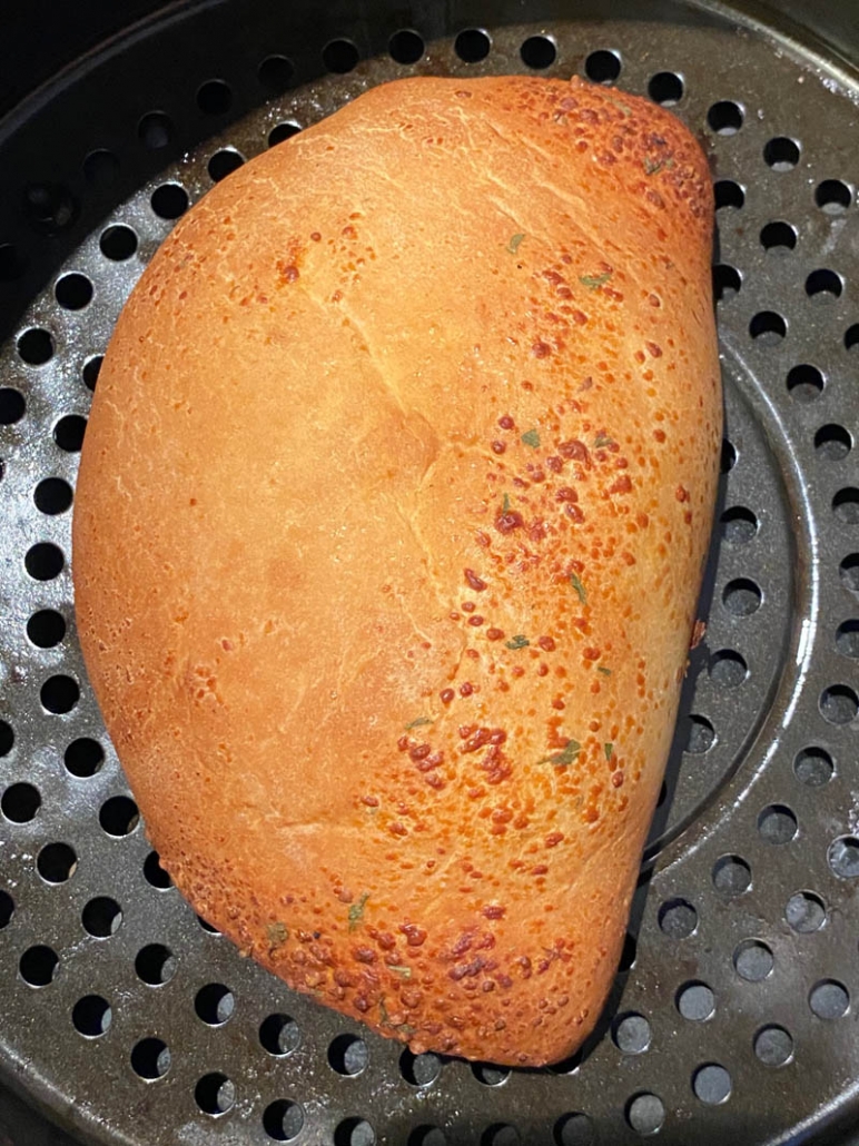 Air Fryer Frozen Calzone