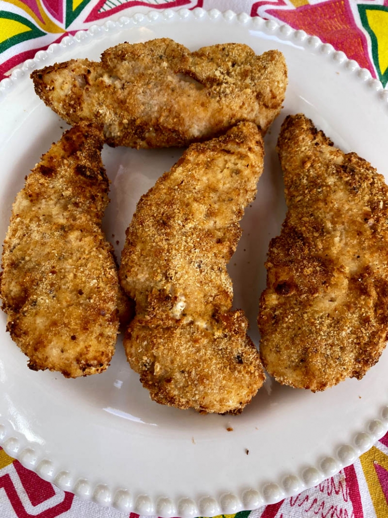 Air Fryer Breaded Chicken Tenderloins