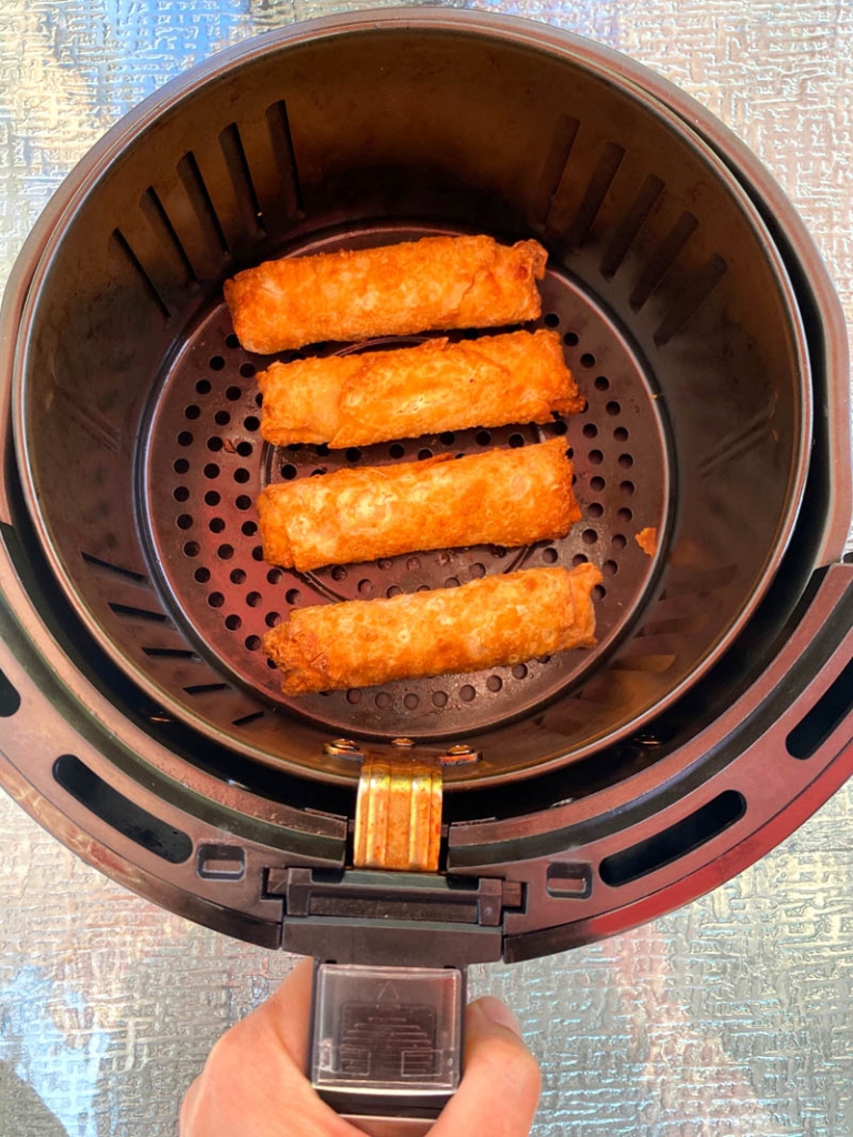 Air Fryer Frozen Egg Rolls