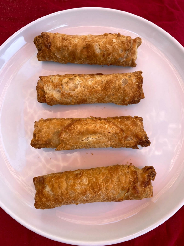crispy air fryer egg rolls