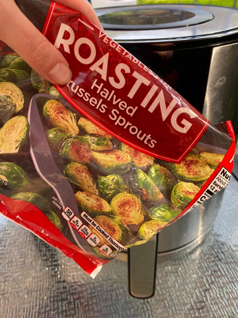 bag of frozen brussel sprouts