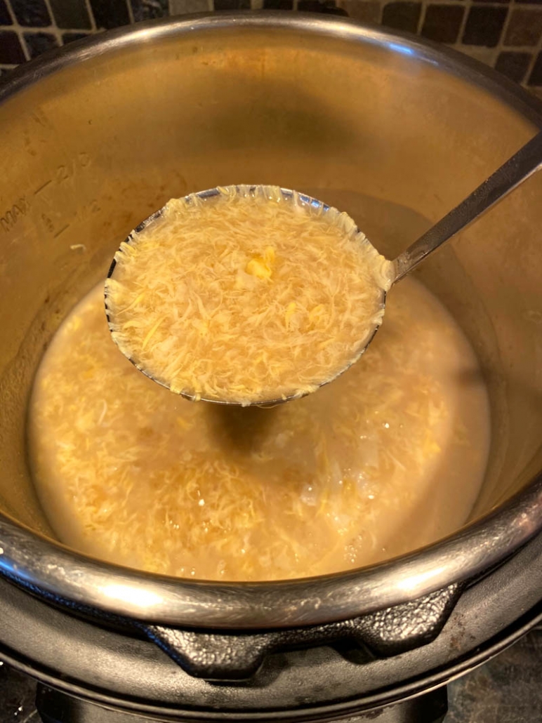 Instant Pot Egg Drop Soup Recipe