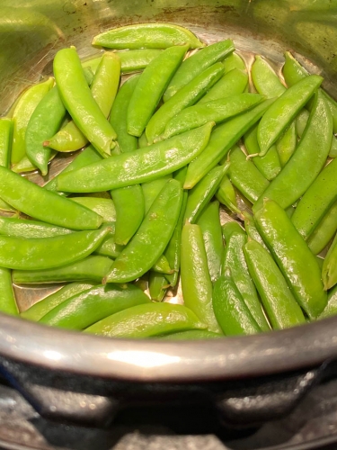 Instant Pot Steamed Sugar Snap Peas