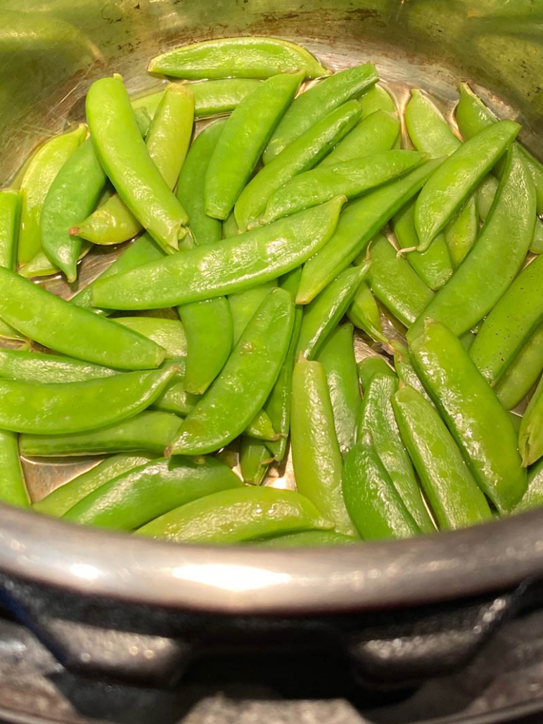 Instant Pot Steamed Sugar Snap Peas