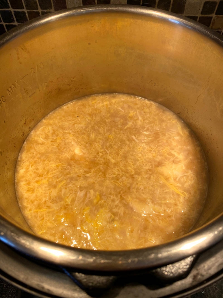 Instant Pot egg drop soup recipe