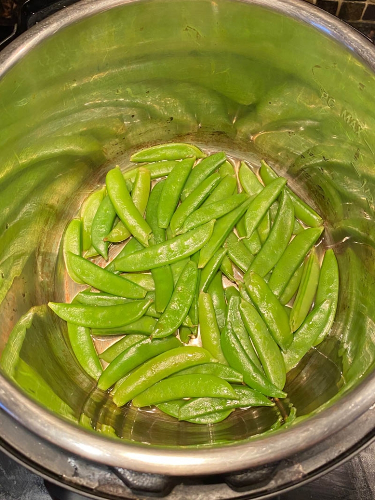 instant pot sugar snap peas 