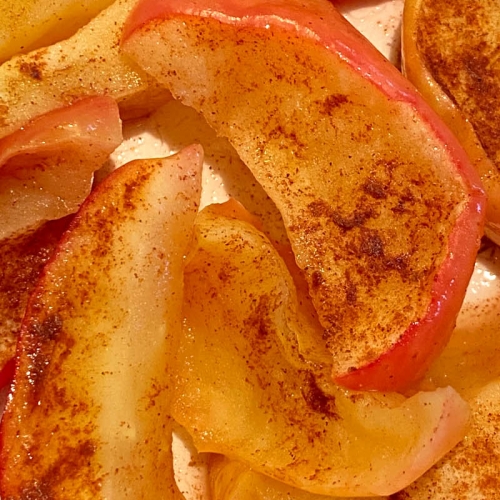 Microwave Cinnamon Apple Slices – Melanie Cooks