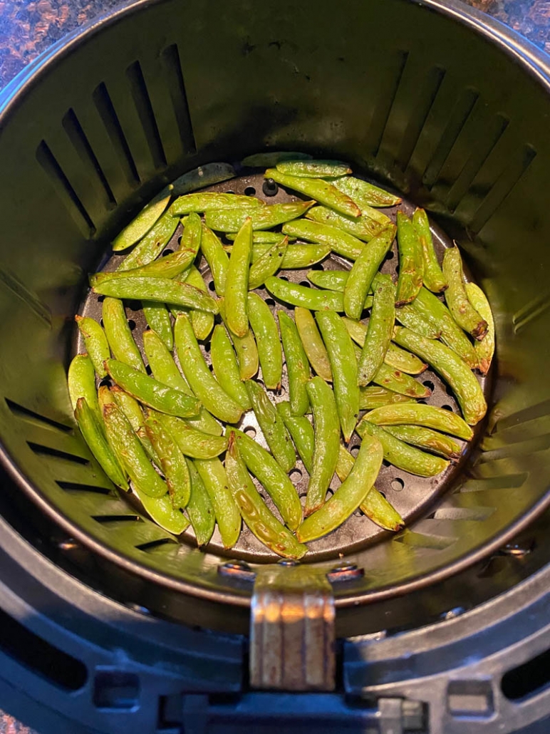 roasted sugar snap peas in air fryer 