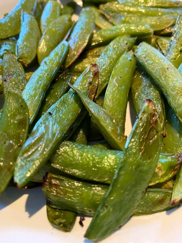 Air Fryer Sugar Snap Peas