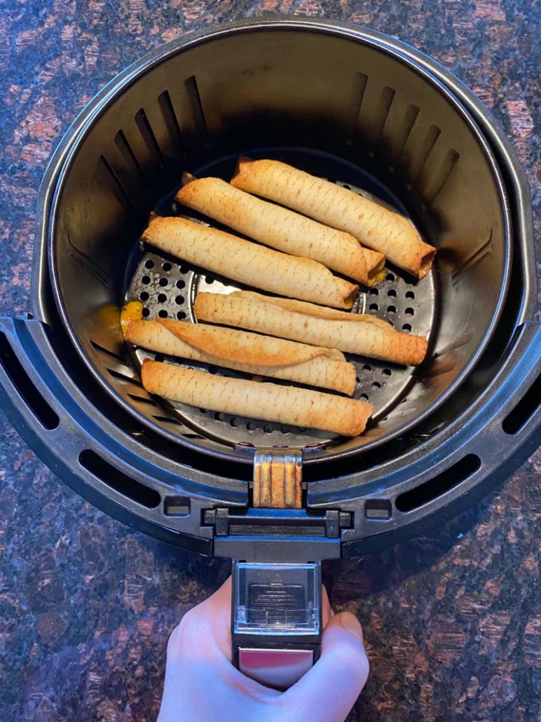 Air Fryer Frozen Taquitos