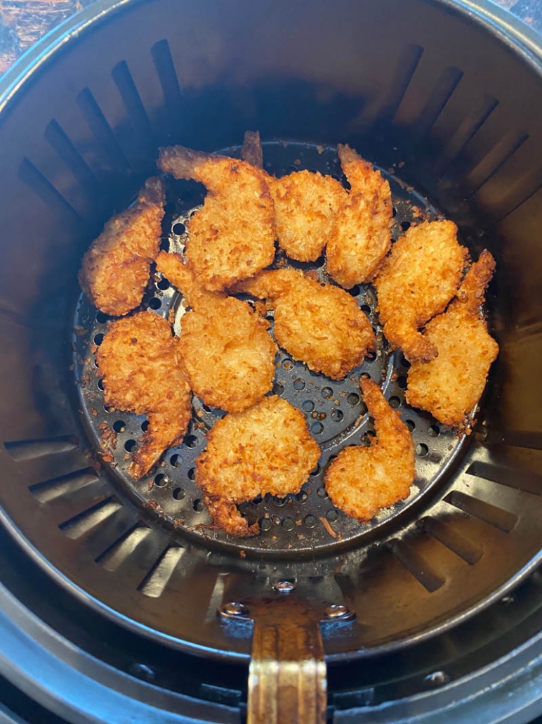 easy air fryer coconut shrimp 