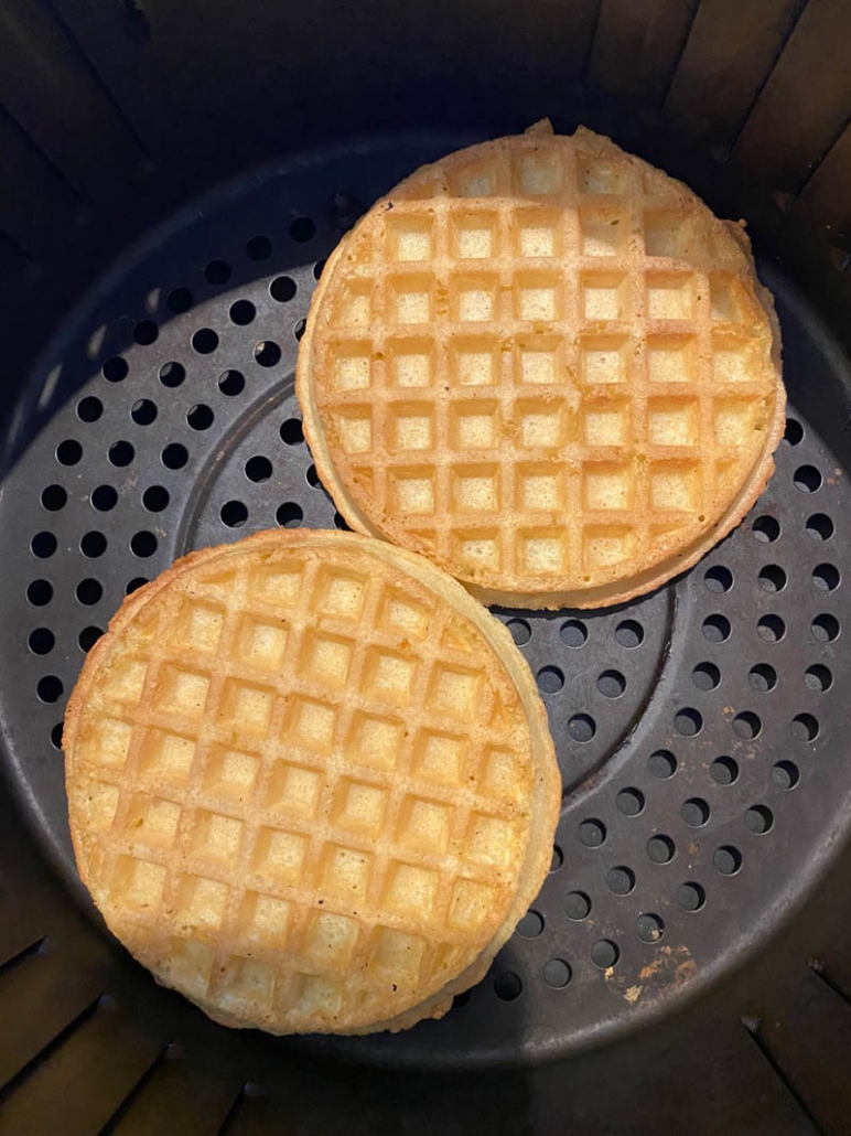 air fryer frozen waffles 