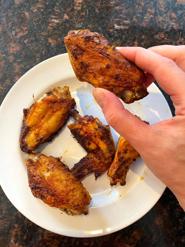 air fried chicken wings 