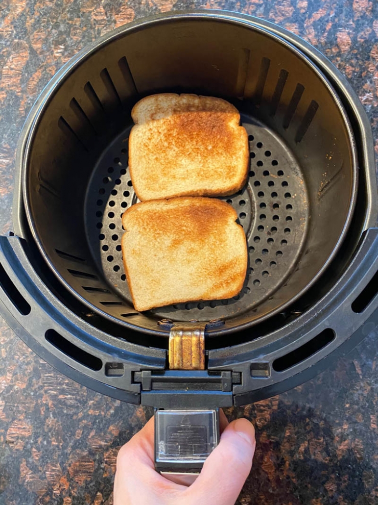 Air Fryer Toast How To Toast Bread In The Air Fryer Melanie Cooks
