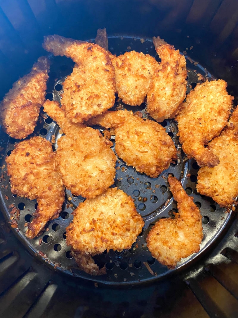 Air Fryer Frozen Coconut Shrimp