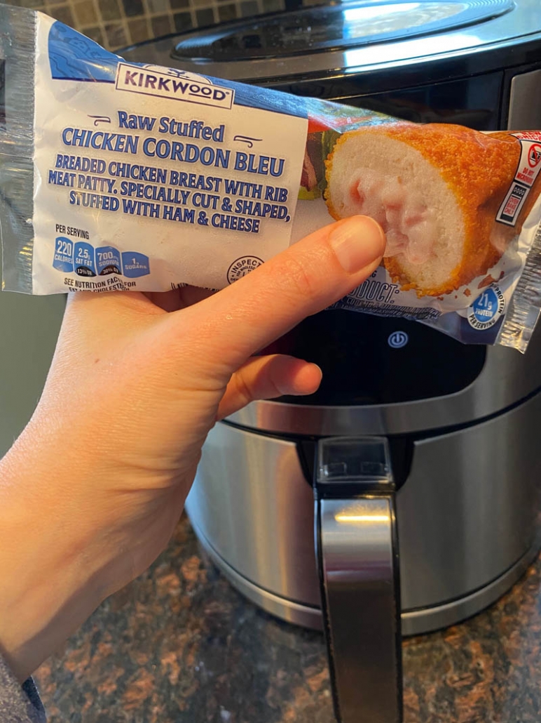Cooking frozen chicken cordon clearance bleu in air fryer