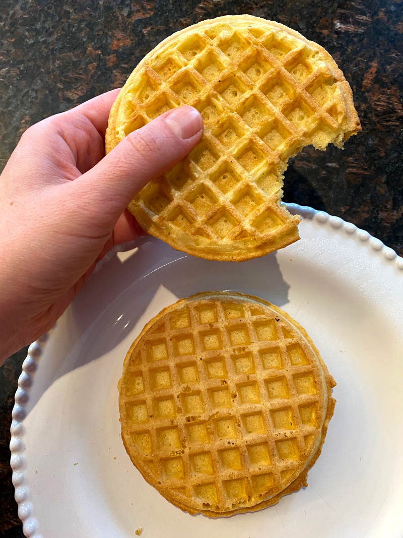 Frozen Waffles In The Air Fryer (Eggo Waffles) Melanie Cooks
