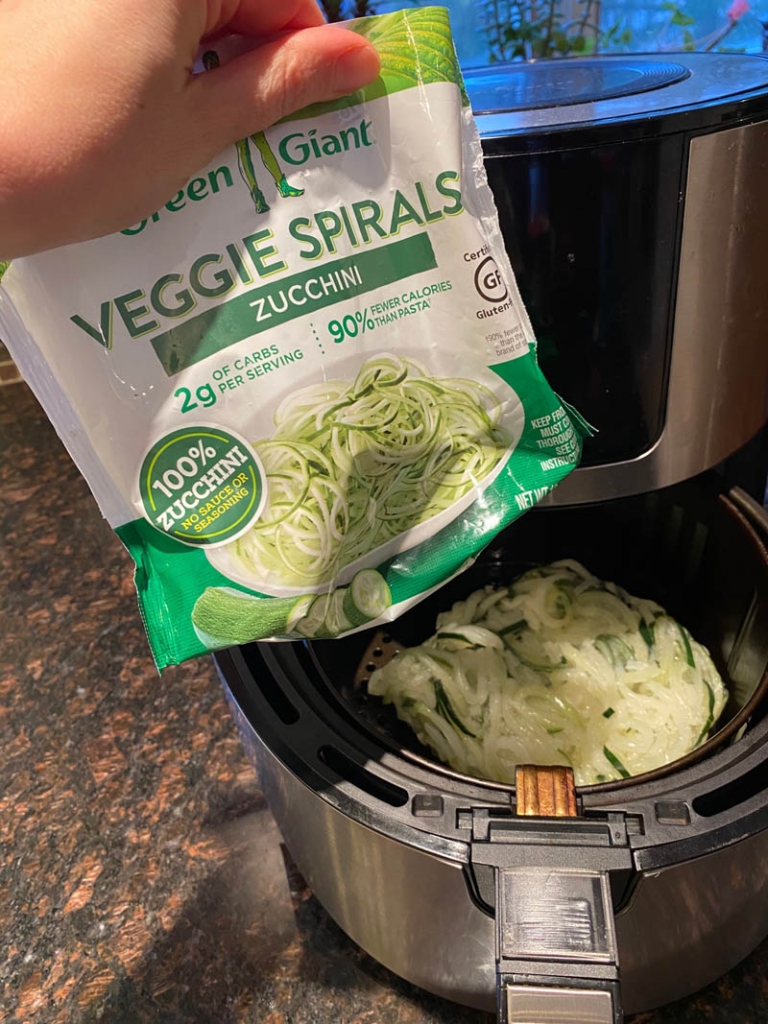 Air Fryer Frozen Zucchini Noodles Melanie Cooks