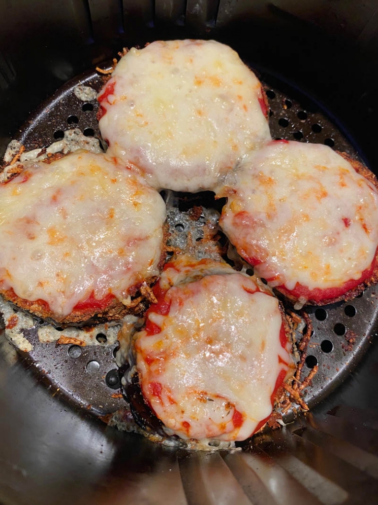 Air Fryer Eggplant Parmesan